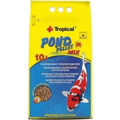 Tropical Pond Pellet Mix S 10 l, 1,3 kg – Zboží Mobilmania