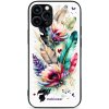 Pouzdro a kryt na mobilní telefon Apple Pouzdro Mobiwear Glossy Apple iPhone 11 Pro - G017G Pírka a květy