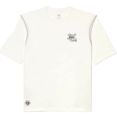 Lacoste Sport Roland Garros Club Edition Logo T-Shirt white – Zboží Mobilmania