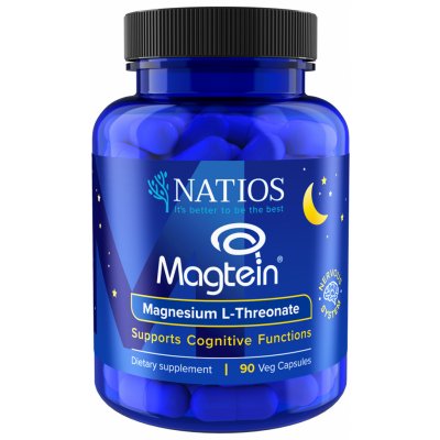 Natios Magtein Magnesium L-threonate 90 veganských kapslí – Hledejceny.cz