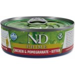 N&D Cat Prime Kitten Chicken & Pomegranate 70 g – Zboží Mobilmania