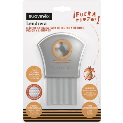 Suavinex Hřeben na vši a hnidy kovový 1 ks – Zboží Mobilmania