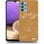 Pouzdro Picasee silikonové Samsung Galaxy A32 SM-A325F 4G - Wine not čiré – Zboží Mobilmania