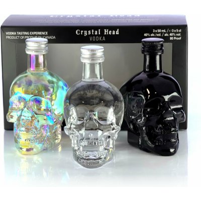 Crystal Head Experience Tasting Pack 40% 3 x 0,05 l (karton) – Hledejceny.cz