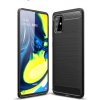 Pouzdro a kryt na mobilní telefon Samsung PROTEMIO 18454 FLEXI TPU Obal Samsung Galaxy A71 černý