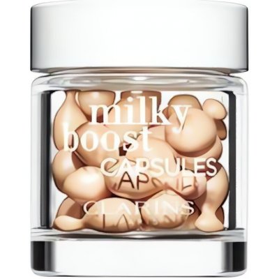 Clarins Rozjasňující make-up v kapslích Milky Boost Capsules 06 30 ml – Zboží Dáma