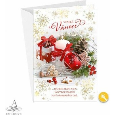 ARGUS Vánoční přání s vlastní nahrávkou 71-7003c – Zboží Dáma