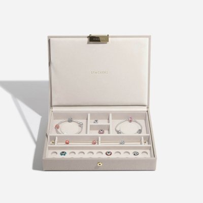 Stackers šperkovnice Taupe Classic Charm Jewellery Box Lid šedobéžová – Zbozi.Blesk.cz