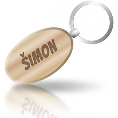 Přívěsek na klíče se jménem Šimon – Zboží Mobilmania