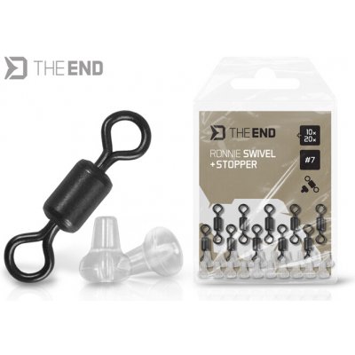 Delphin Obratlík Ronnie + gumový stoper THE END 20+ vel.9 10ks – Hledejceny.cz