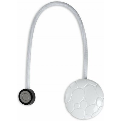 EUROFIRANY SADA 2 KS DEKORAČNÍ SPONA NA ZÁVĚS AURORA S MAGNETEM 6 X 18 CM BÍLÁ – Hledejceny.cz