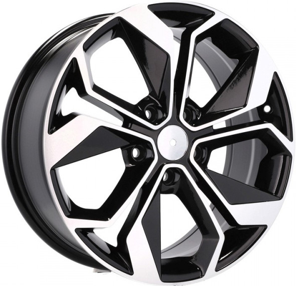 Racing Line B5168 6,5X15 5X114,3 ET45 black polished