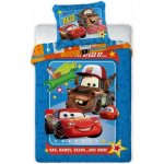 EU Dětské bavlněné povlečení CARS s burákem 100 × 135 cm 40 × 60 cm – Zboží Mobilmania