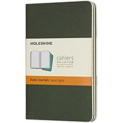 Moleskine Sešity Cahier L tvrdé desky tm. zelené A5 16 listů – Zbozi.Blesk.cz