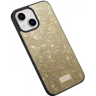 SULADA Apple iPhone 15 - třpytivý povrch - plastové / gumové - zlaté – Zboží Mobilmania