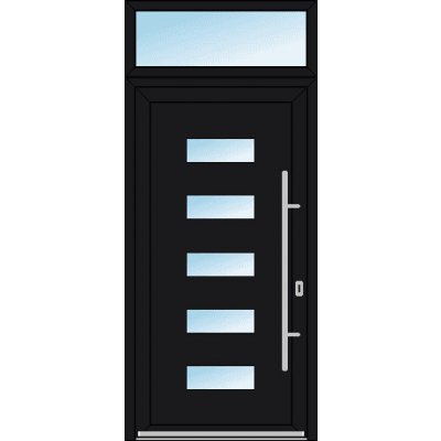 OknaDvereNaMiru.cz Vchodové dveře STYL 2002 + Nadsvětlík 90 x 220 cm – Hledejceny.cz