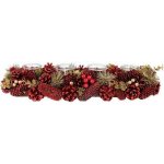 Ikebana MagicHome přírodní červená adventní 50x16x9 cm – Hledejceny.cz
