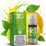 X4 Bar Juice Lemon and Lime 10 ml 10 mg – Zboží Mobilmania