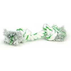 Beeztees Hračka pro psy Flossy lano zeleno bílé 20 cm