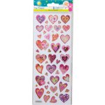 WEST DESIGN Samolepky třpytivé Lesklá srdíčka – Zbozi.Blesk.cz