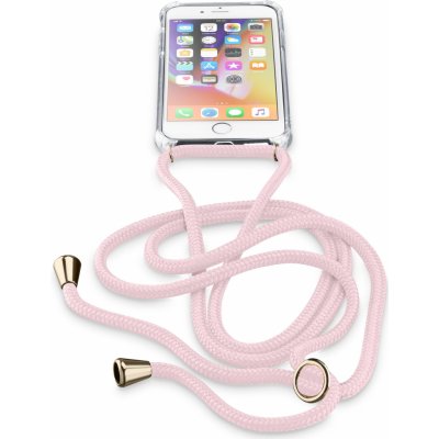 Pouzdro Cellularline Neck-Case s růžovou šňůrkou na krk Apple iPhone 6/7/8 čiré – Zbozi.Blesk.cz