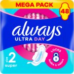 Always Ultra Super hygienické vložky Vel. 2 s křidélky 48 ks – Zboží Dáma