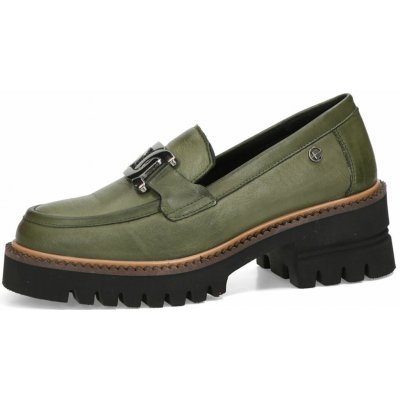 ETIMEĒ dámské kožené polobotky zelené – Zboží Dáma