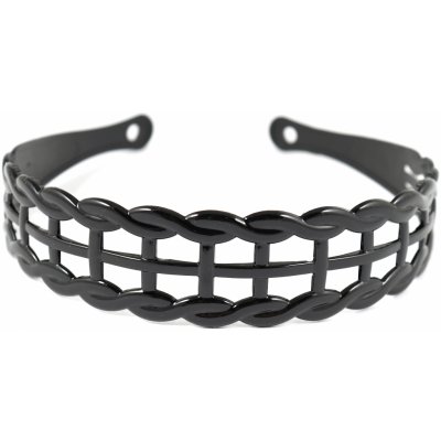 Plastová čelenka do vlasů černá – Sleviste.cz