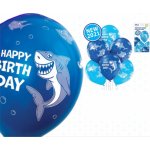 Belbal Balónky narozeniny žralok 30 cm
