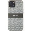 Pouzdro a kryt na mobilní telefon Apple DKNY Repeat Pattern Tonal Stripe kryt pro iPhone 14 - béžový 57983120099