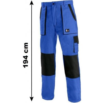 Canis CXS LUXY JOSEF montérkové kalhoty prodloužené modro-černé – Zboží Mobilmania