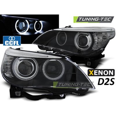 Tuning-Tec Přední čirá xenonová světla BMW 5 E60 - E61 (2003 - 2004) - xenon D2S DUAL PROJEKTOR – Hledejceny.cz