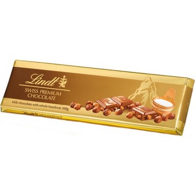 Lindt Gold Tablet Hazelnut 300 g