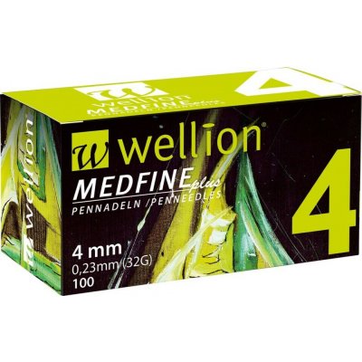 Wellion jehly MEDFINE PLUS 32Gx4 mm 100 ks inz.pera – Hledejceny.cz