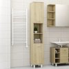 Koupelnový nábytek Nábytek XL Koupelnová skříňka dub sonoma 30 x 30 x 179 cm kompozitní dřevo