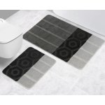 Bellatex Bany Pruhy černá 60 x 100 cm – Zbozi.Blesk.cz