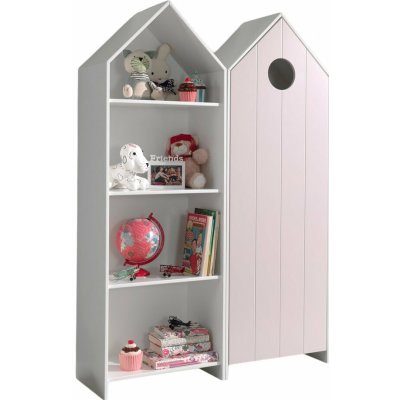 Vipack CASAMI 115,2 x 171,5 x 37 cm růžová/světlá/bílá – Sleviste.cz