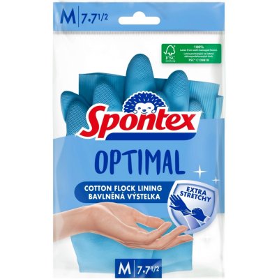 Spontex Optimal Rukavice úklidové gumové 1 pár – Zboží Mobilmania