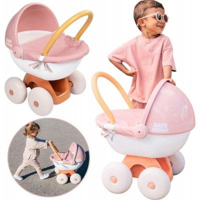 Smoby Baby Nurse Kočárek hluboký pro panenky PRAM – Zboží Mobilmania
