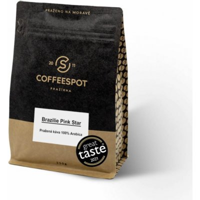Coffeespot Brazílie Pink Star Scr.19 zrnková 0,5 kg – Hledejceny.cz
