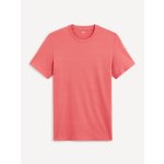 Celio bavlněné tričko Tebase Červená – Sleviste.cz