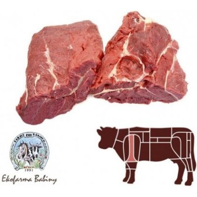 Ekofarma Babiny Bio hovězí loupaná plec ve zralosti 0,53 kg – Zboží Dáma