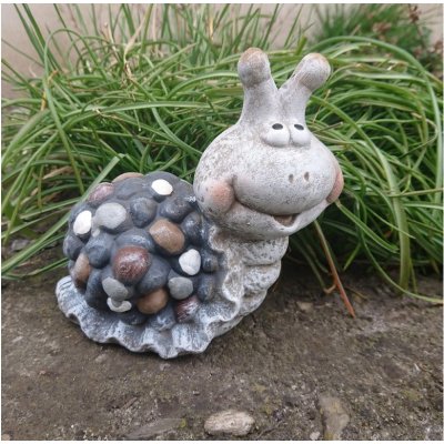 Prodex Import Šnek s kamínky figura do zahrady – Zboží Mobilmania