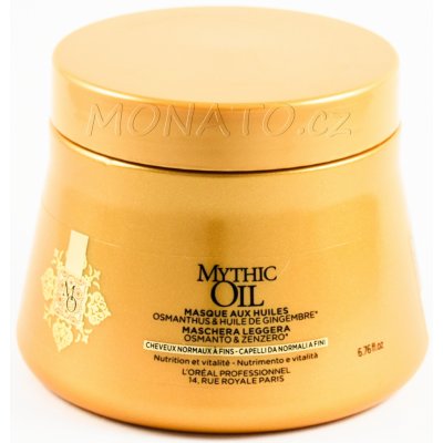 L'Oréal Mythic Oil Masque Fine Hair olejová maska pro jemné vlasy 200 ml – Hledejceny.cz