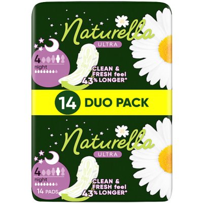 Naturella Ultra Night Velikost 4 Vložky S Křidélky 14 ks – Sleviste.cz