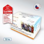 Nano M.ON Nano rouška Prémiová Nanovlákenná zdravotnická maska bílá 50 ks – Zboží Dáma