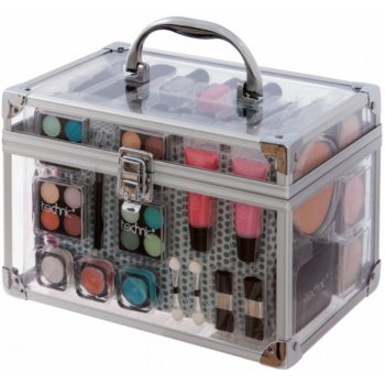 TECHNIC BEAUTY TRANSPARENT CASE Kosmetický kufřík průhledný vybavený 26216