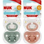 Nuk silikon šidítko 2 ks Signature Pink – Hledejceny.cz