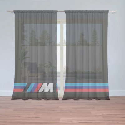 Sablio Záclony MPERFORMANCE pruh: 2ks 150x250cm – Zboží Mobilmania