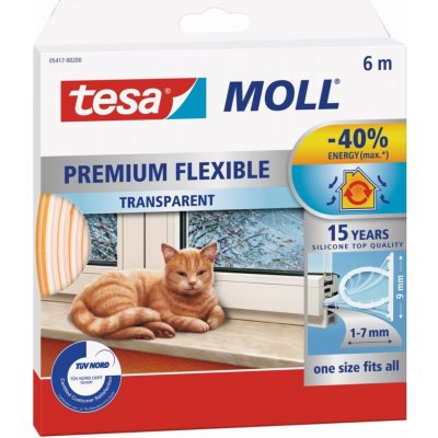 Tesamoll Těsnění samolepící Premium Flexible transparentní 05417-00200-02 – Zboží Mobilmania